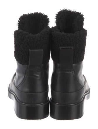 Chloé Leather Combat Boots