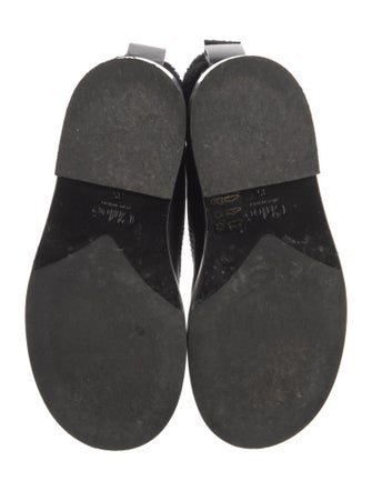 Chloé Leather Combat Boots