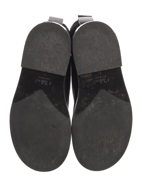 Chloé Leather Combat Boots