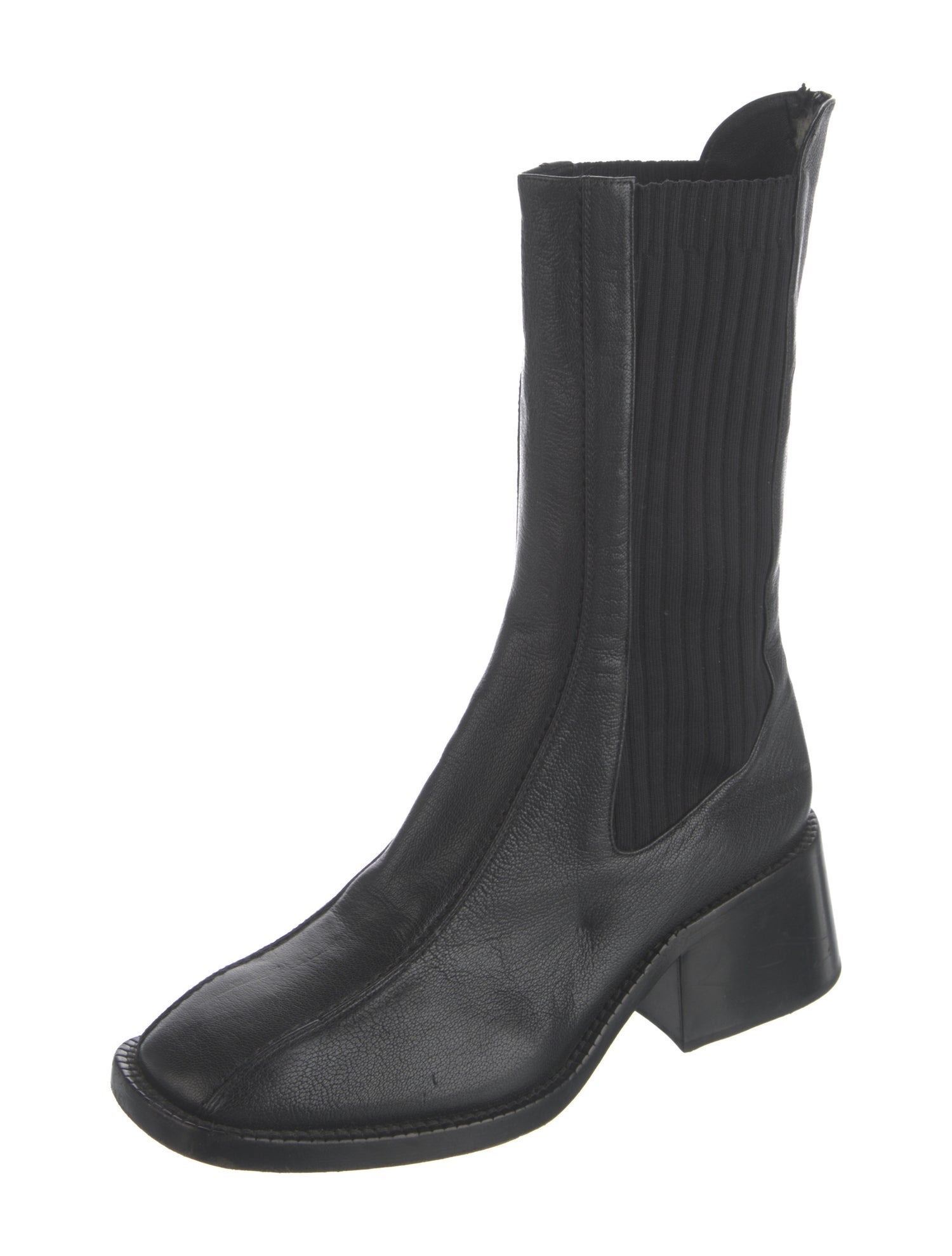 Chloé Leather Sock Boots