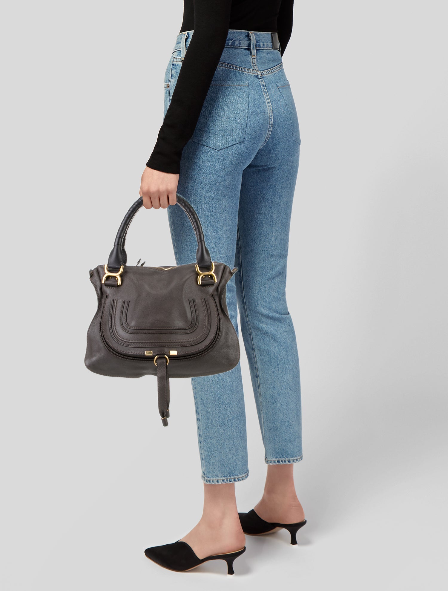 Chloé Leather Top Handle Bag