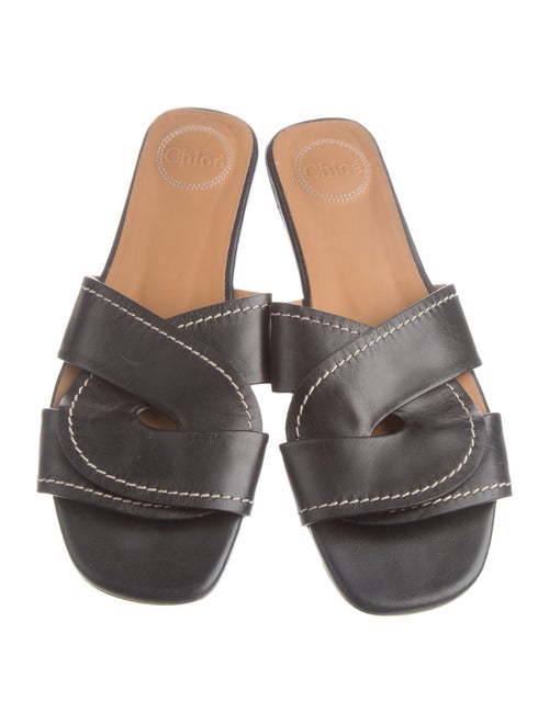 Chloé Leather Slides