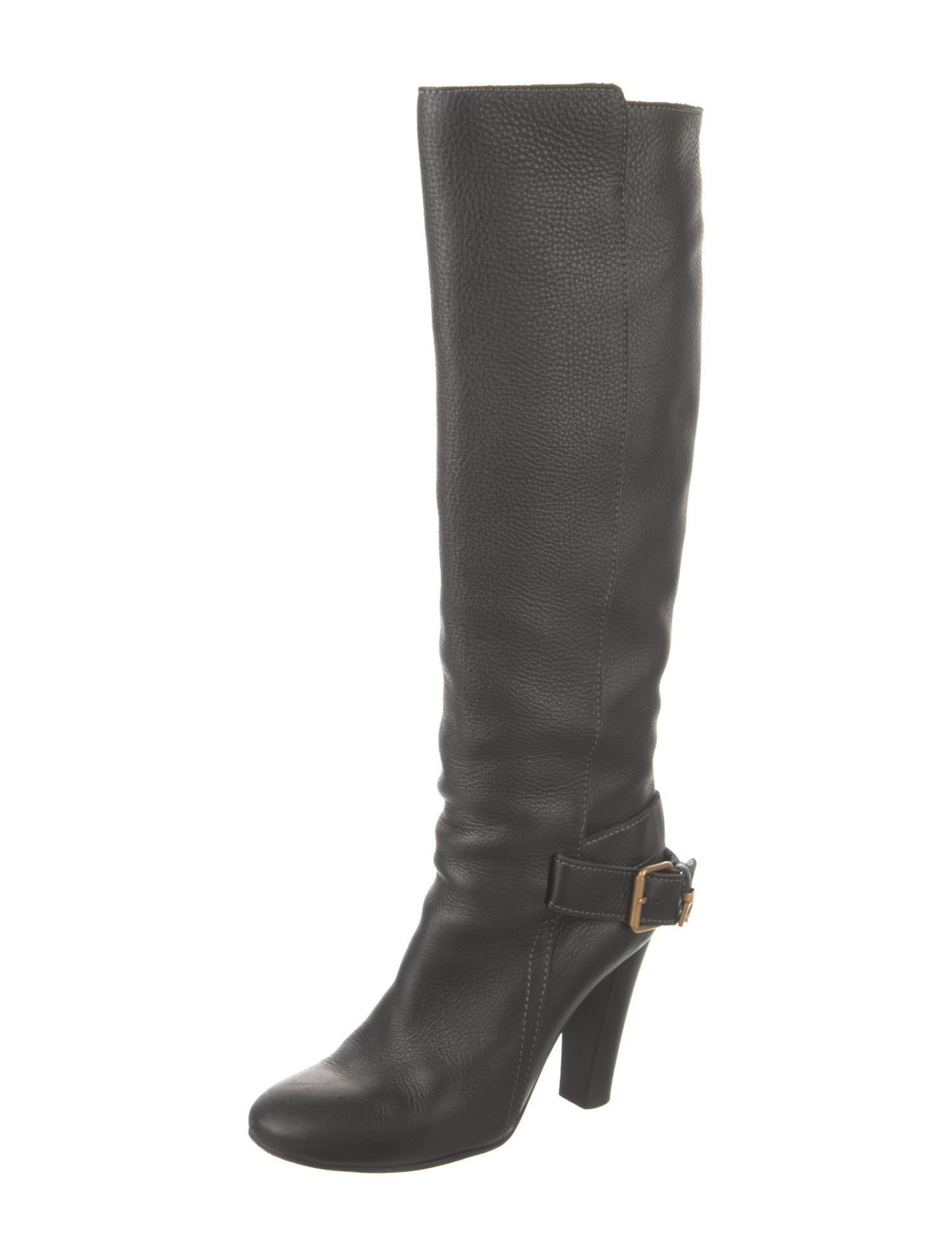 Chloé Leather Riding Boots
