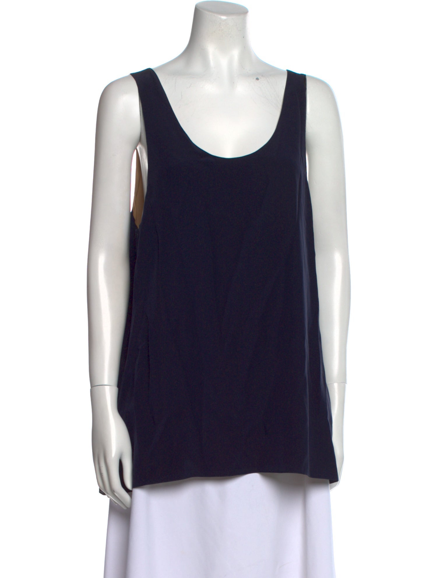 Chloé Silk Scoop Neck Top