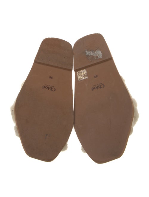 Chloé Lambswool Printed Slides