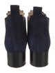 Chloé Suede Scalloped Accent Chelsea Boots
