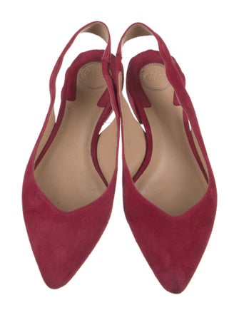 Chloé Suede Slingback Flats
