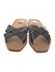 Chloé Leather Braided Accents Slides