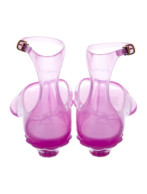 Chloé PVC T-Strap Sandals