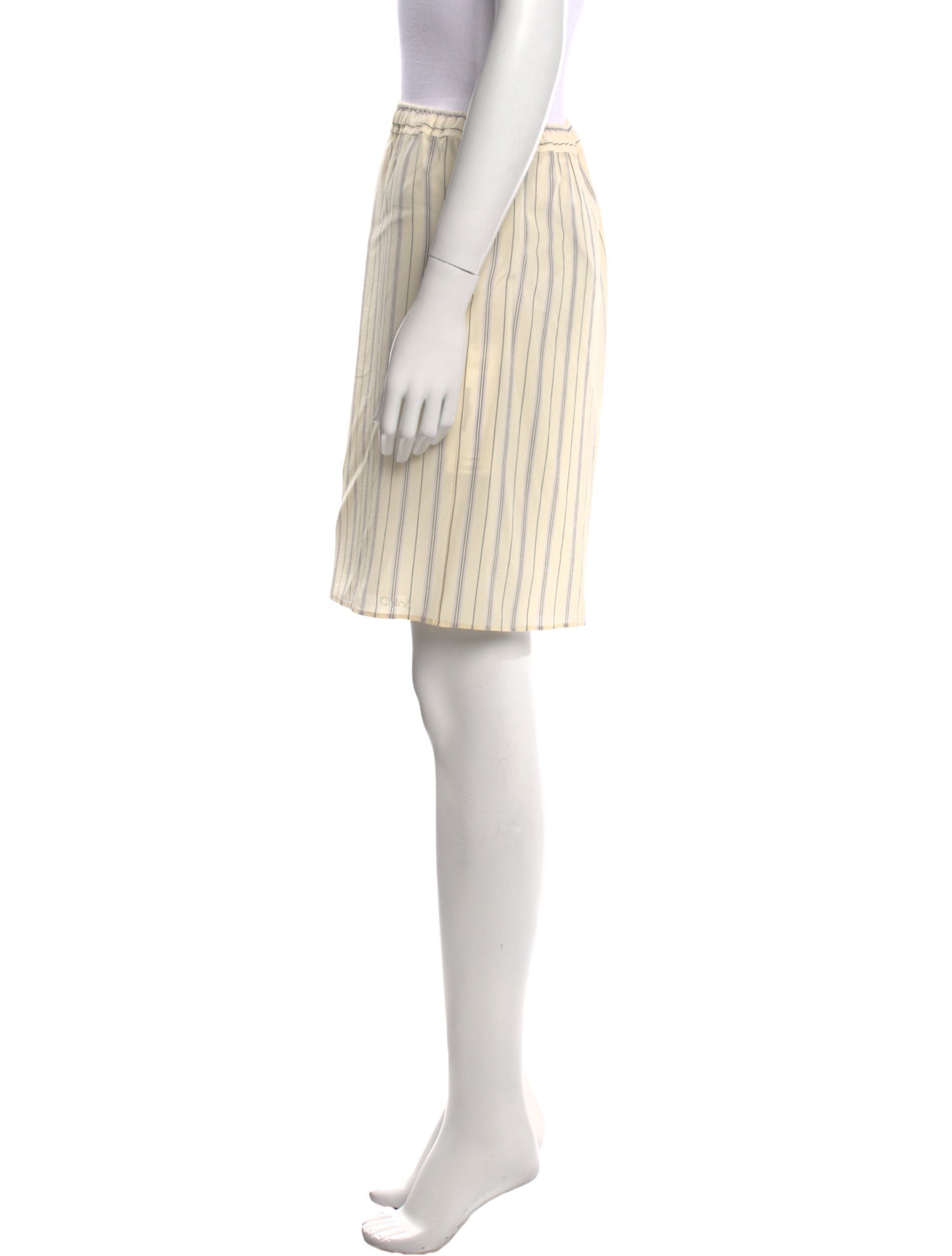 Chloé Silk Knee-Length Shorts