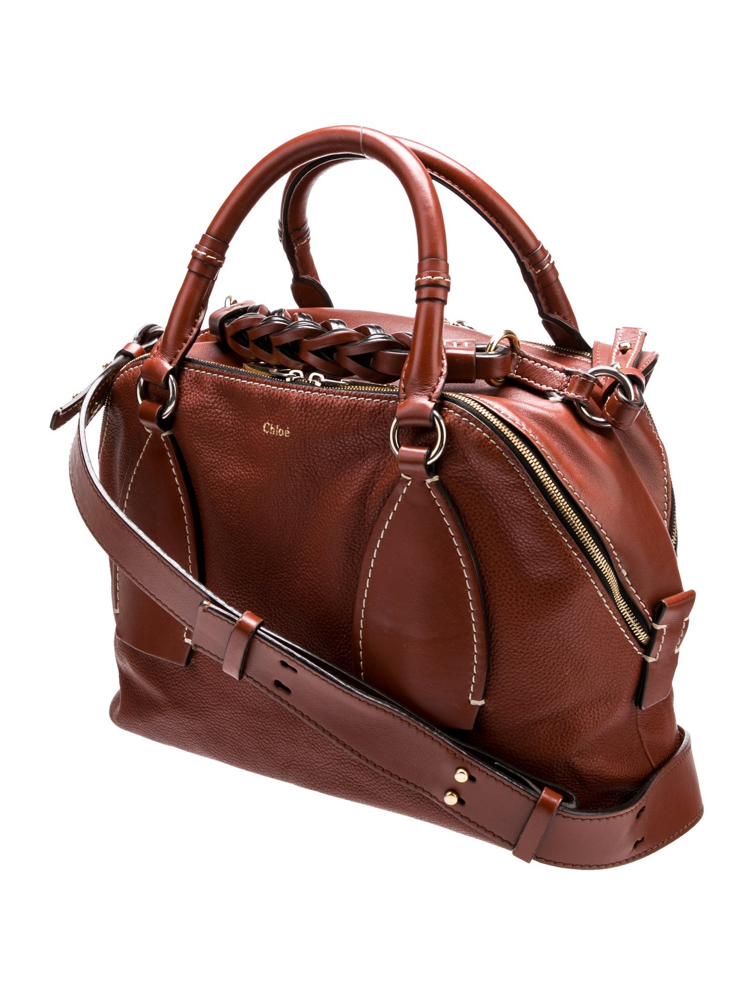 Chloé Leather Top Handle Bag