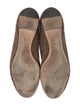 Chloé Suede Scalloped Accent Ballet Flats