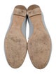 Chloé Leather Scalloped Accent Ballet Flats