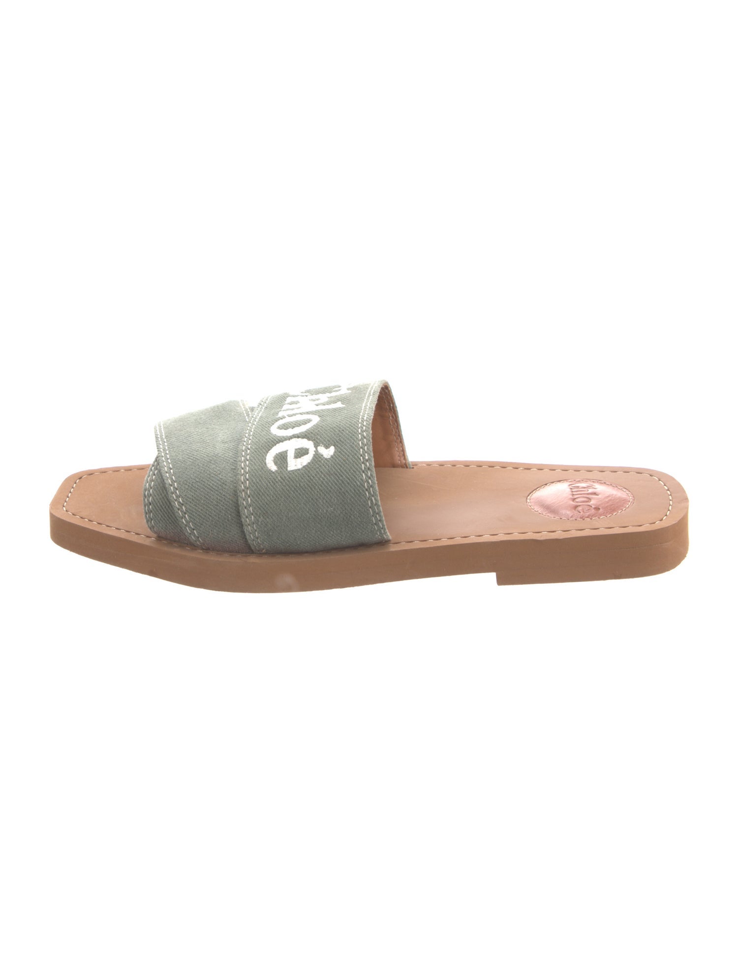 Chloé Canvas Printed Slides