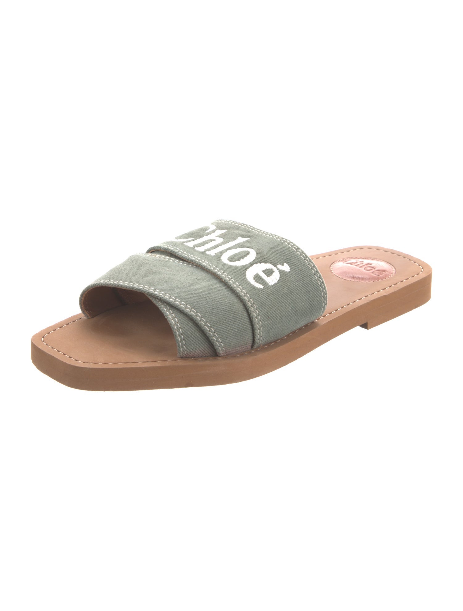 Chloé Canvas Printed Slides