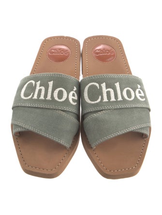 Chloé Canvas Printed Slides