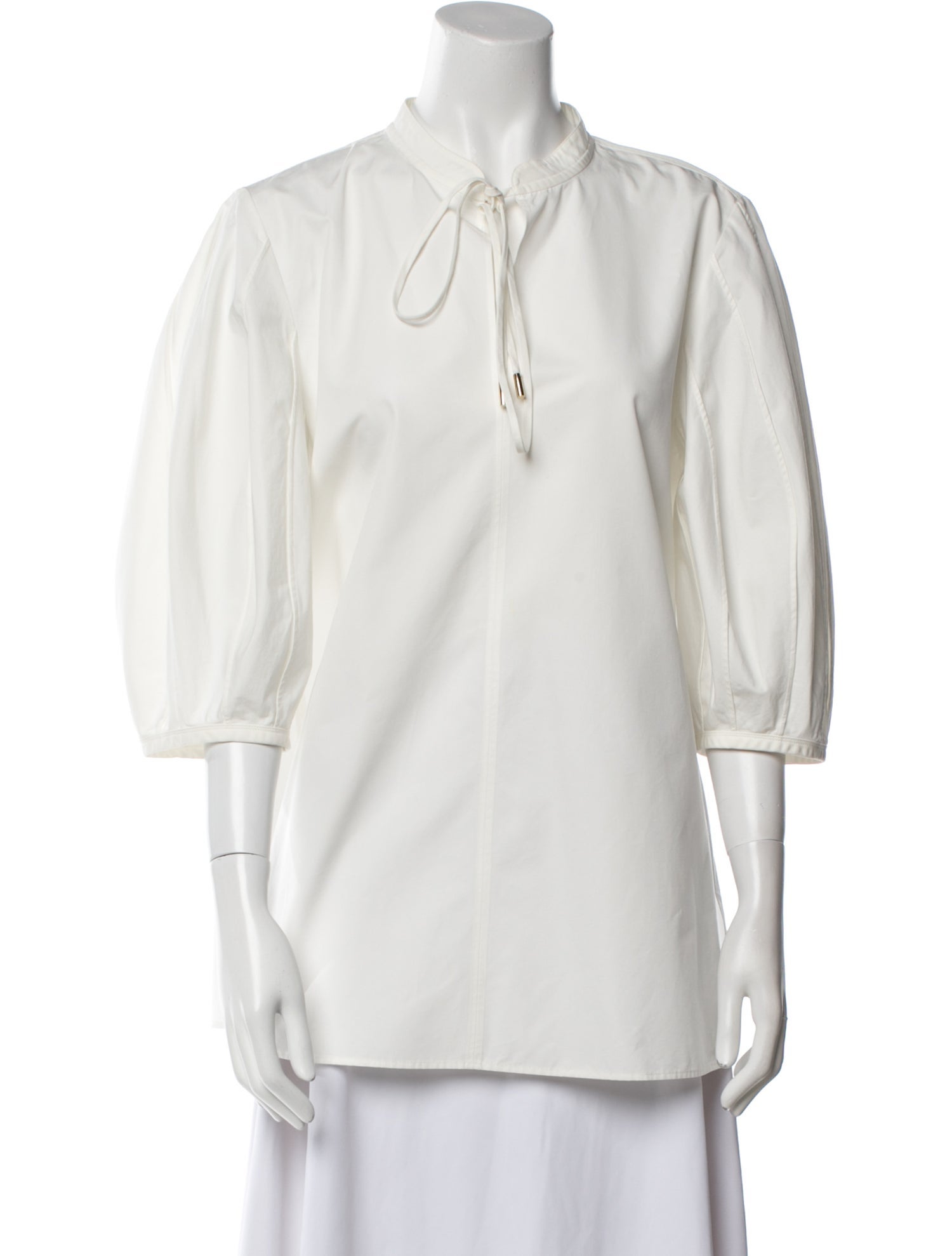 Chloé V-Neck Three-Quarter Sleeve Tunic