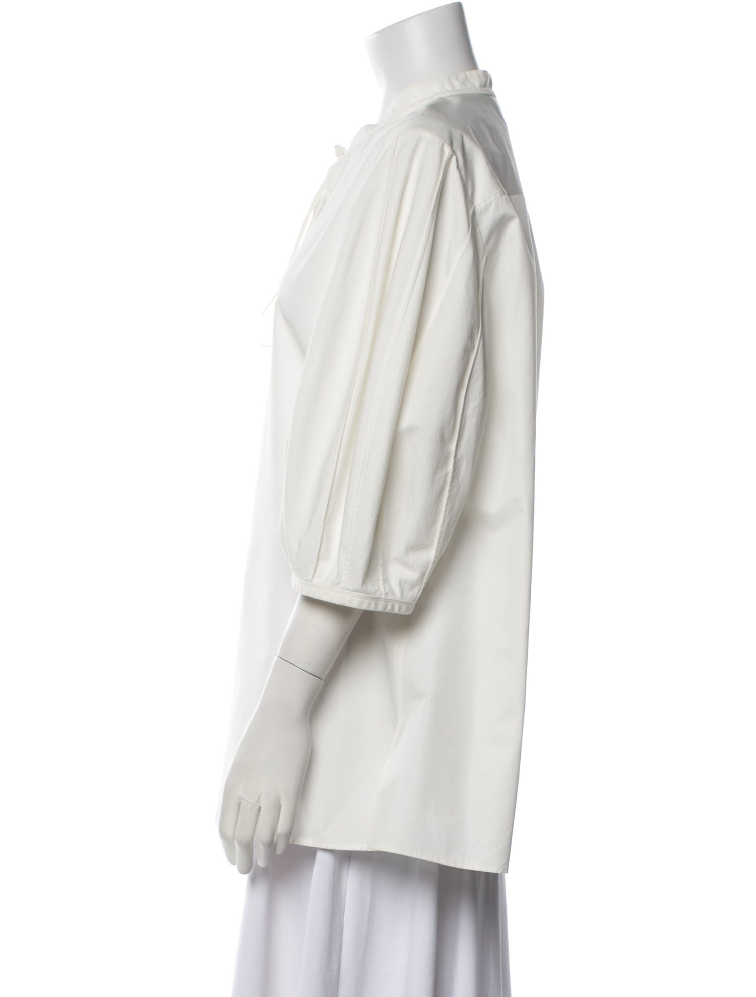 Chloé V-Neck Three-Quarter Sleeve Tunic