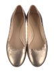 Chloé Leather Scalloped Accent Ballet Flats