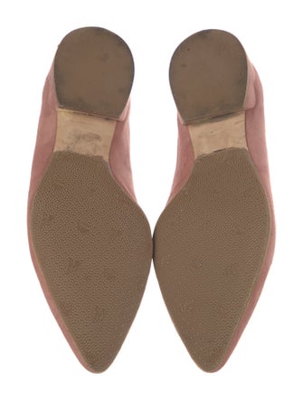 Chloé Suede Cutout Accent Flats