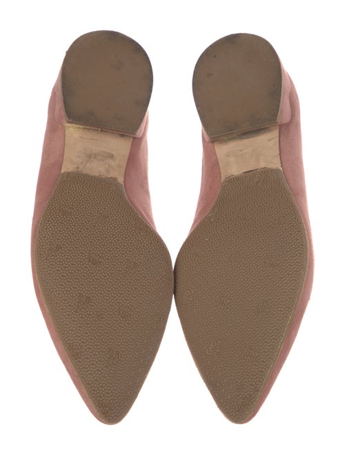 Chloé Suede Cutout Accent Flats