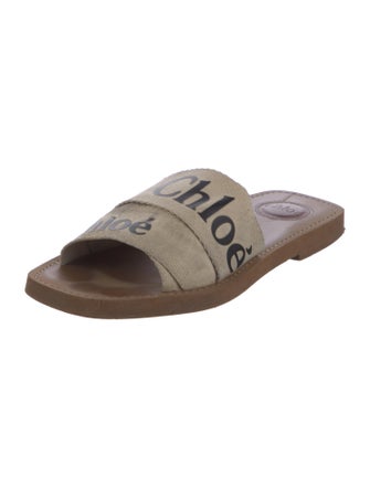 Chloé Canvas Printed Slides