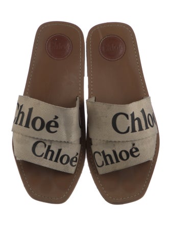 Chloé Canvas Printed Slides