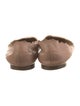 Chloé Leather Scalloped Accent Ballet Flats
