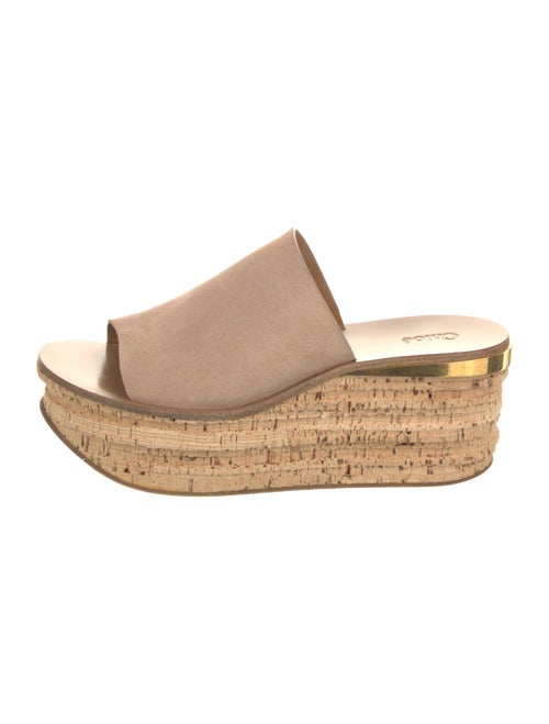 Chloé Suede Slides