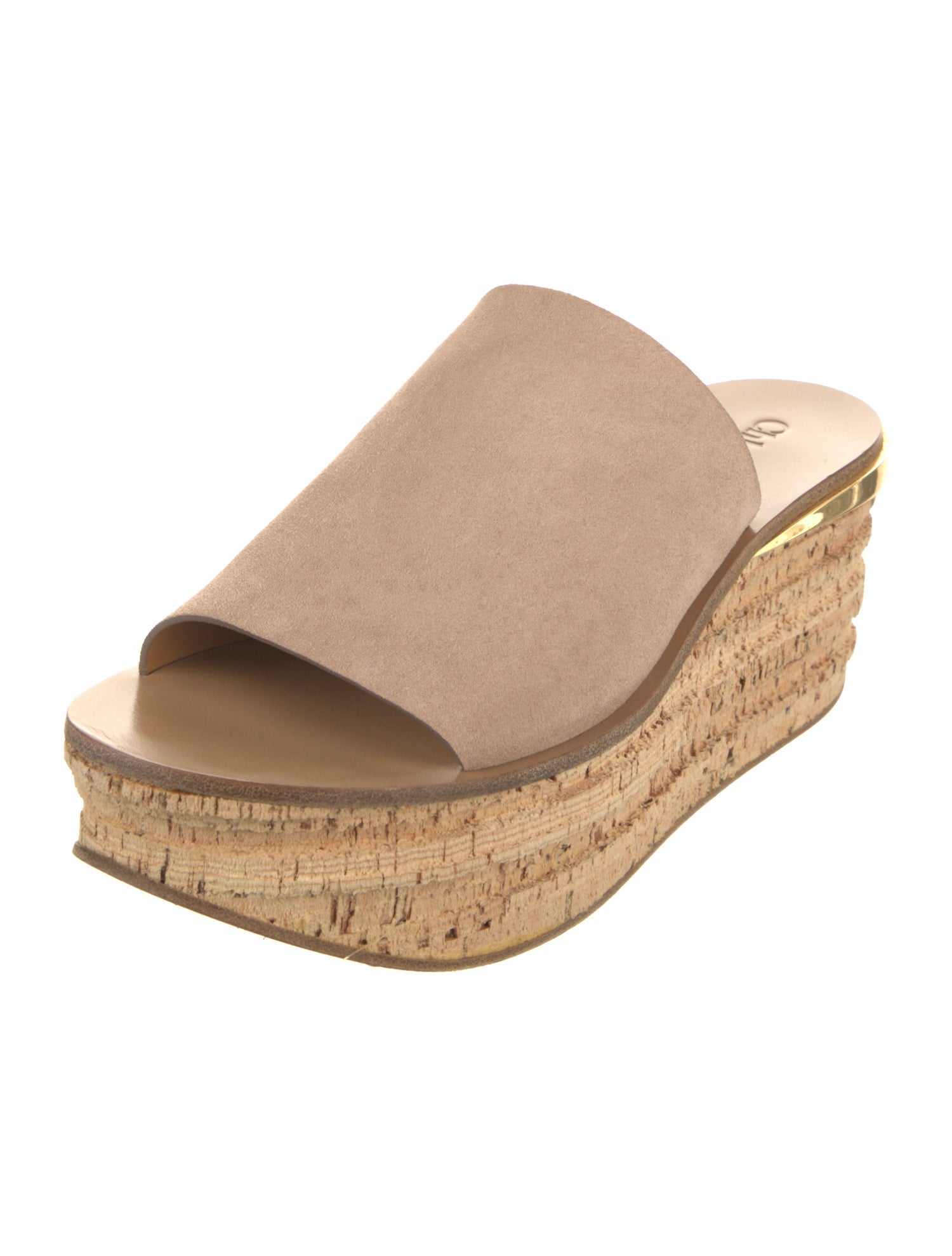 Chloé Suede Slides