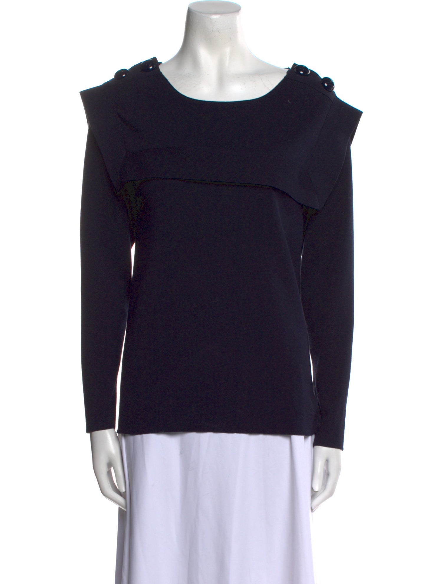 Chloé Scoop Neck Long Sleeve Sweatshirt