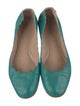 Chloé Leather Scalloped Accent Flats