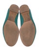 Chloé Leather Scalloped Accent Flats