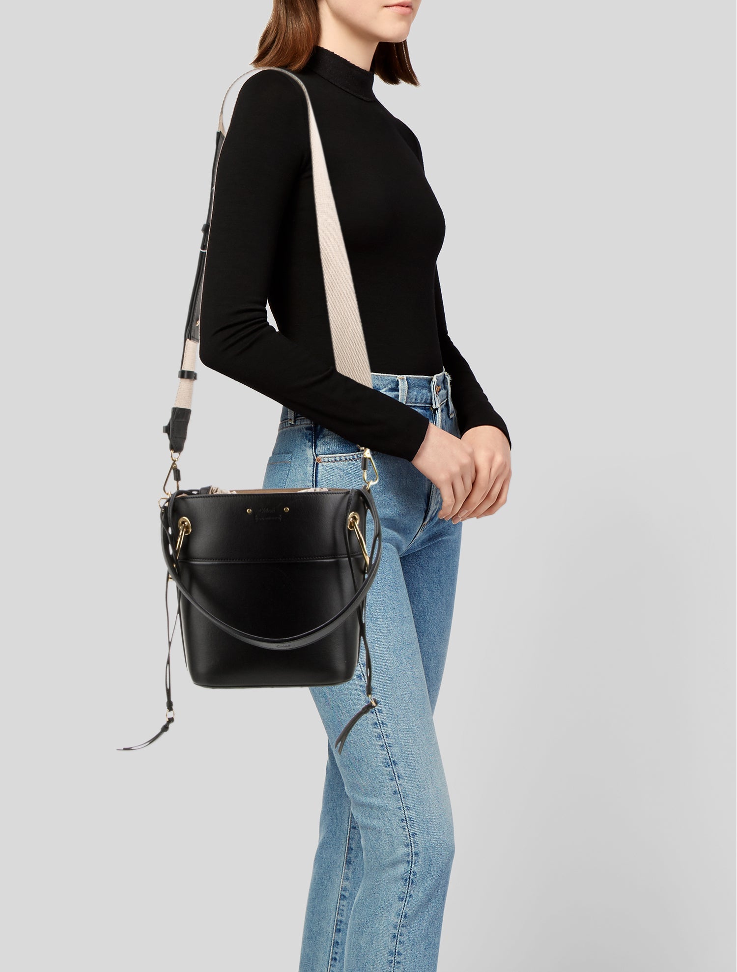 Chloé Leather Bucket Bag
