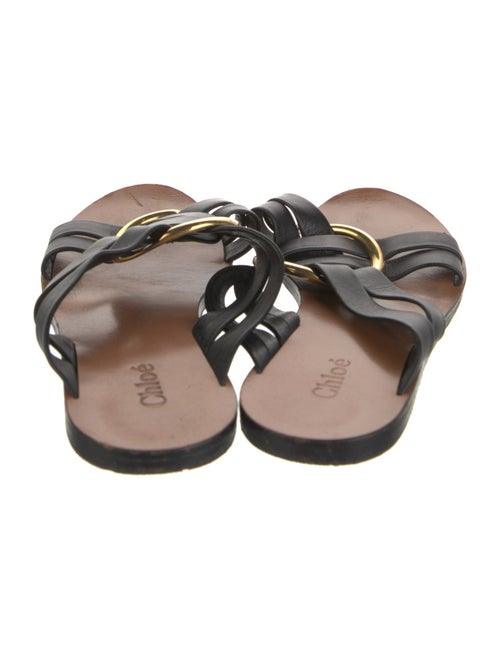 Chloé Leather Slides