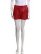 Chloé Leather Mini Shorts