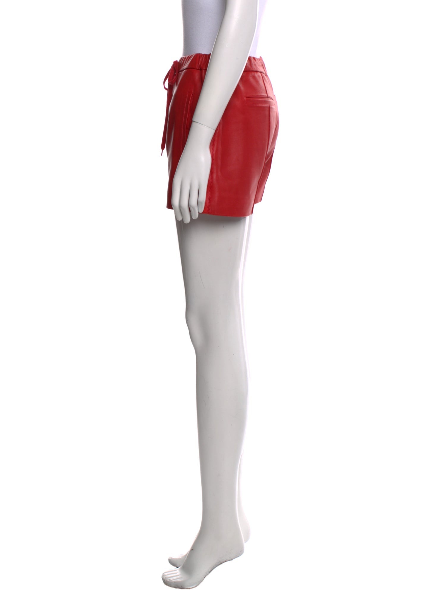 Chloé Leather Mini Shorts