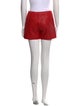 Chloé Leather Mini Shorts