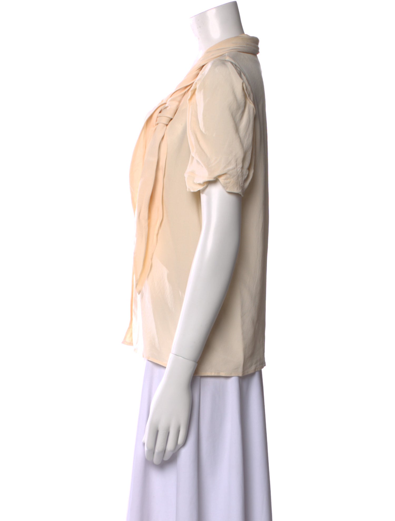 Chloé Silk V-Neck Blouse