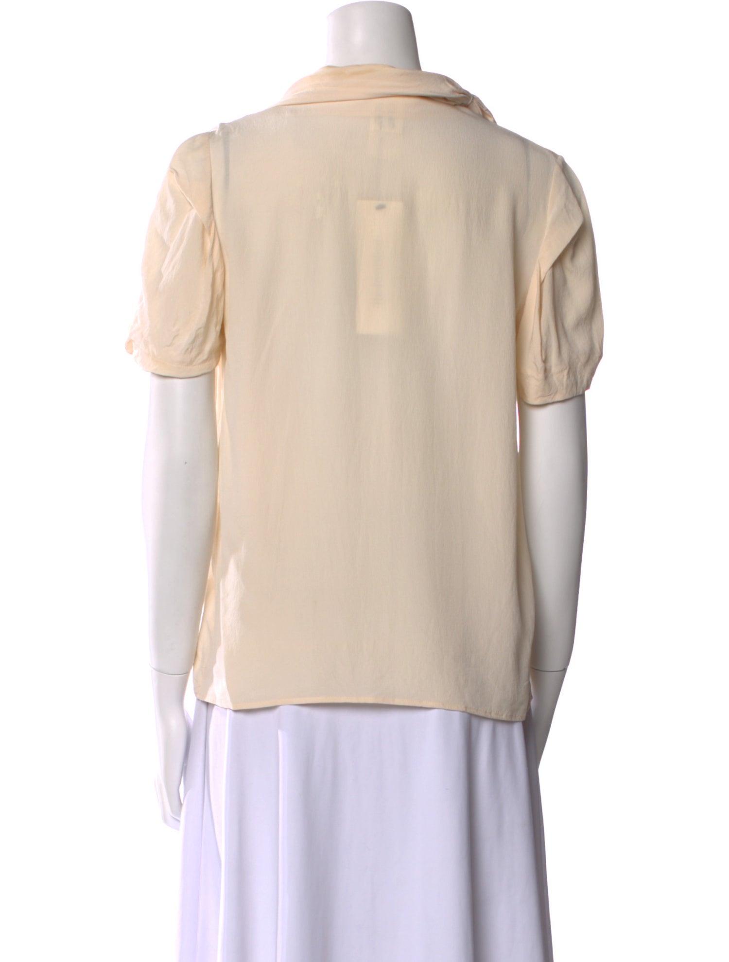 Chloé Silk V-Neck Blouse