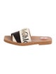Chloé Canvas Graphic Print Slides