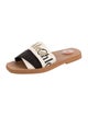 Chloé Canvas Graphic Print Slides