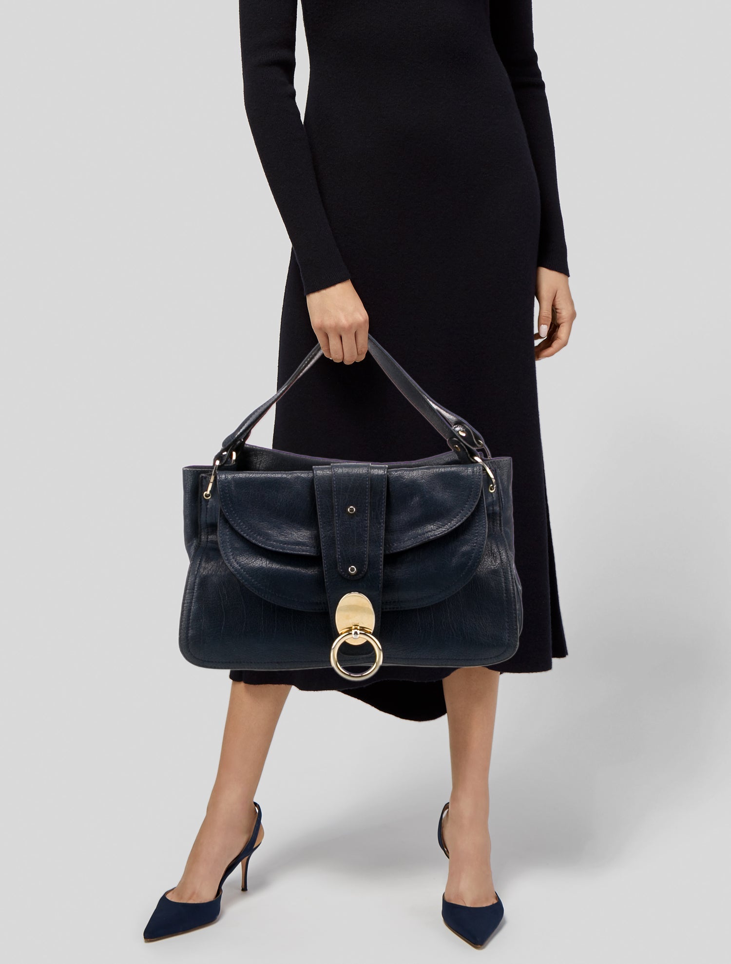 Chloé Python Silverado Bag - Black Shoulder Bags, Handbags