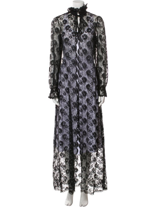 Chloé Lace Pattern Robe