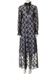 Chloé Lace Pattern Robe