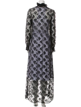 Chloé Lace Pattern Robe