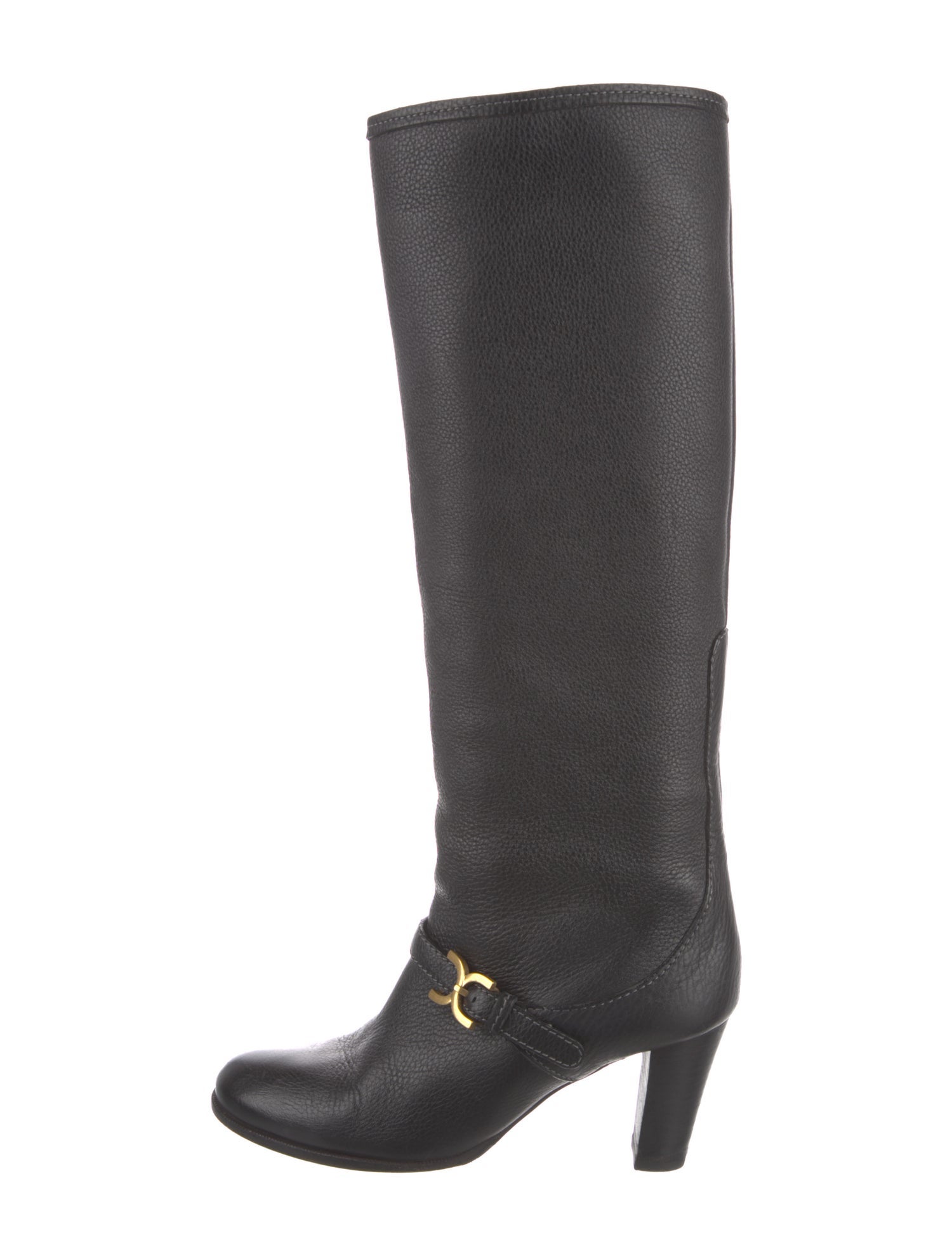 Chloé Leather Riding Boots