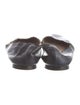 Chloé Leather Scalloped Accent Ballet Flats