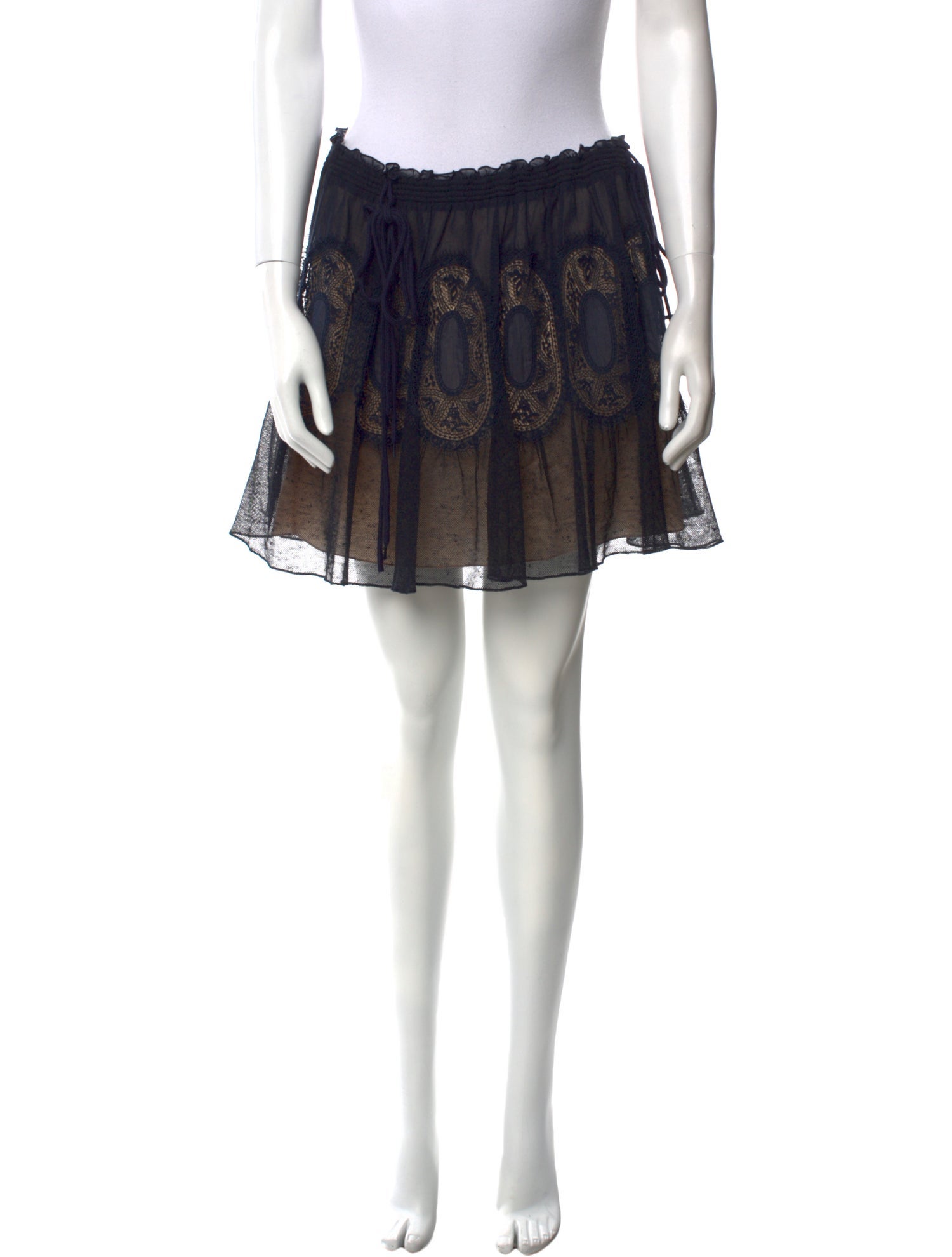 Chloé Linen Mini Skirt