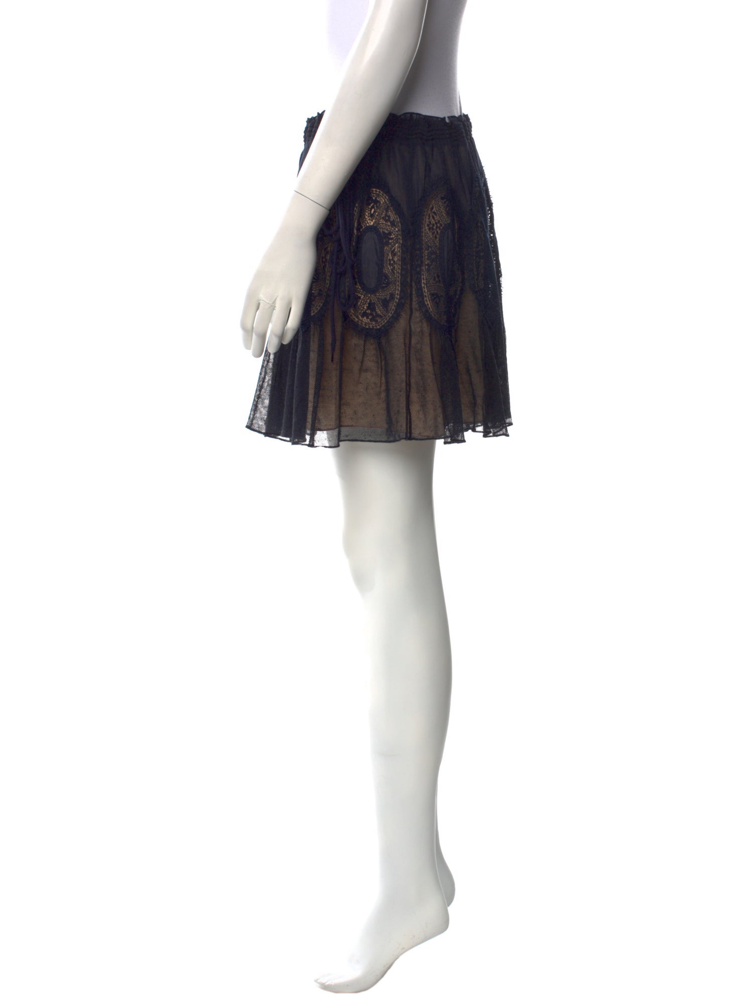 Chloé Linen Mini Skirt